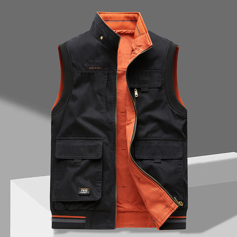 Gilet en coton haut de gamme pour hommes