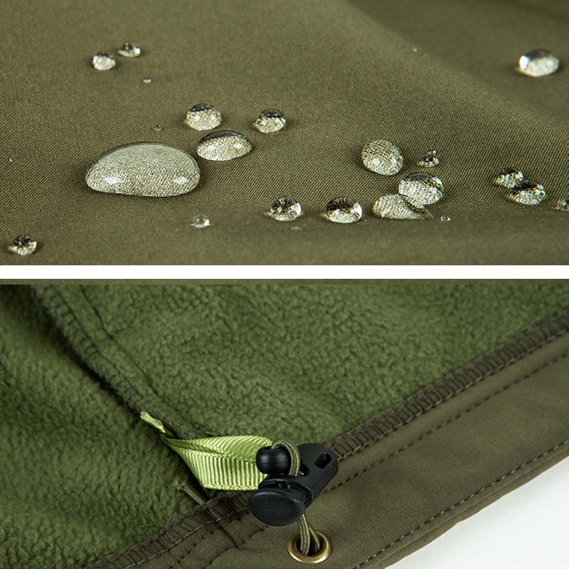 Men's Tactical Fleece-Lined Softshell Jacket