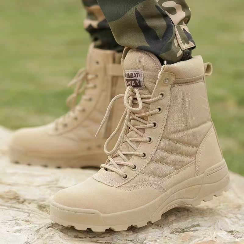 Bottes tactiques montantes pour homme