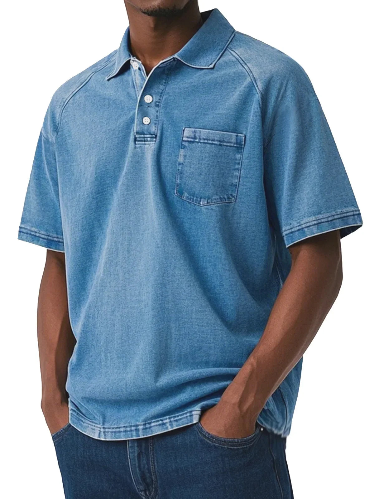 Men's Vintage Style Polo Shirt