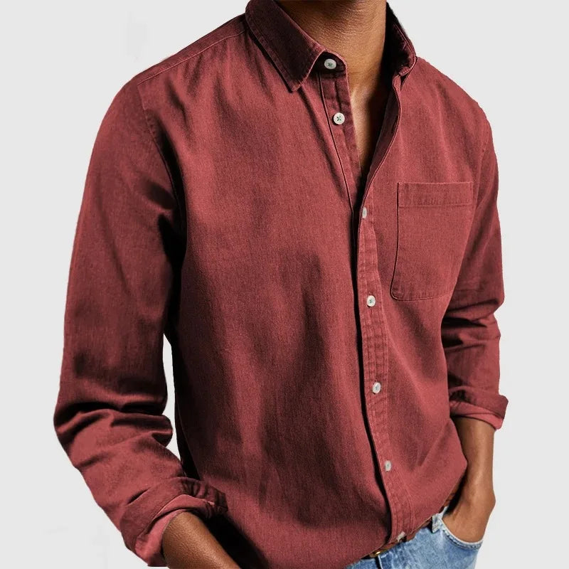Stylish Men's Button-Down Shirt