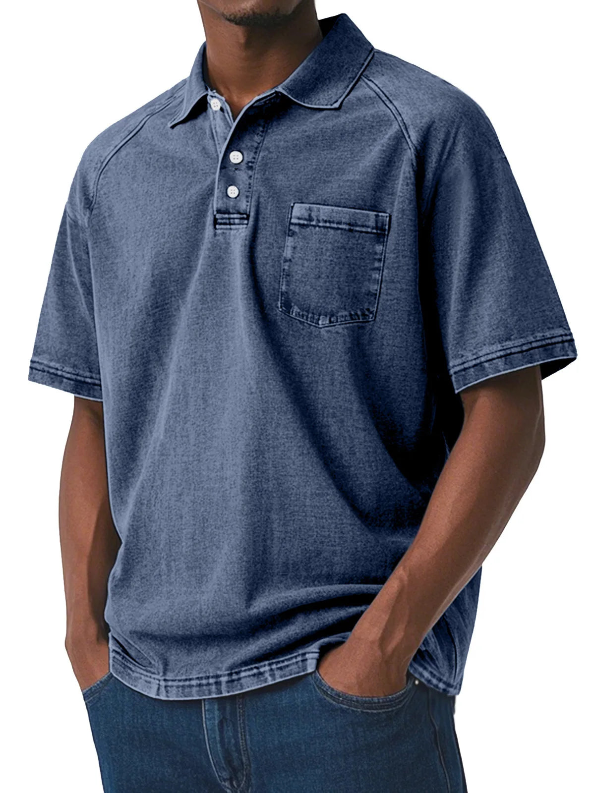 Men's Vintage Style Polo Shirt