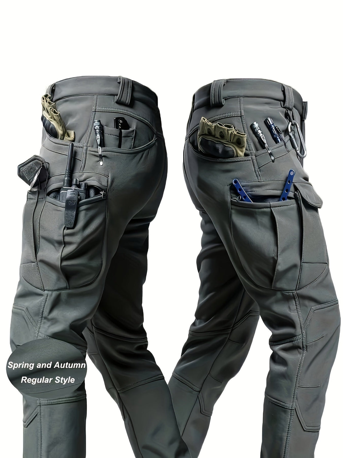 Rugged Multi-Pocket Tactical Pants