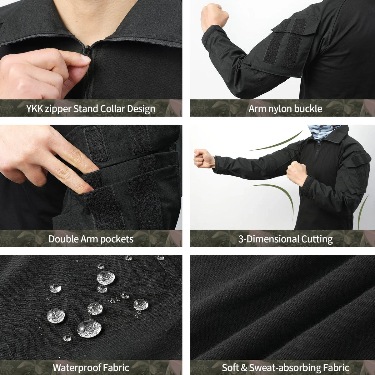 Chemise de combat tactique G3 avec poches