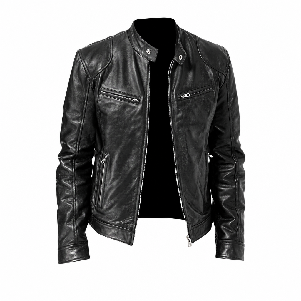Raymond™ | Blouson de motard classique vintage