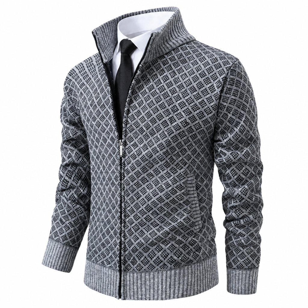 William™ | Cardigan zippé chaud classique