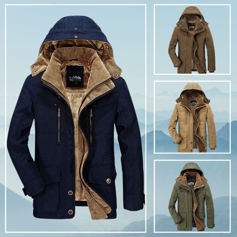 William™ | Warm Fleece Lined Hooded Winter Jacket
