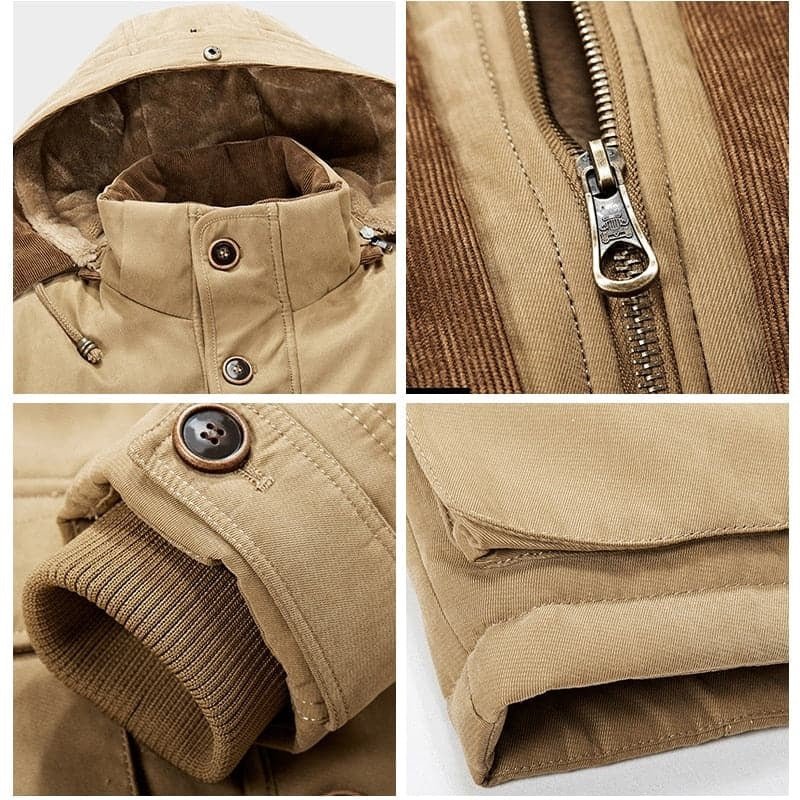 William™ | Warm Fleece Lined Hooded Winter Jacket