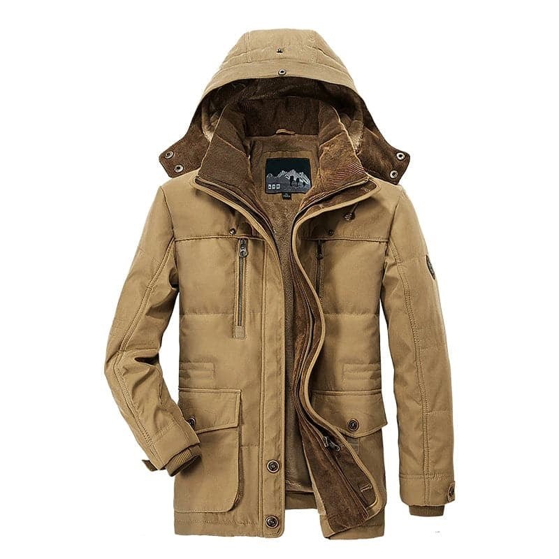 William™ | Warm Fleece Lined Hooded Winter Jacket