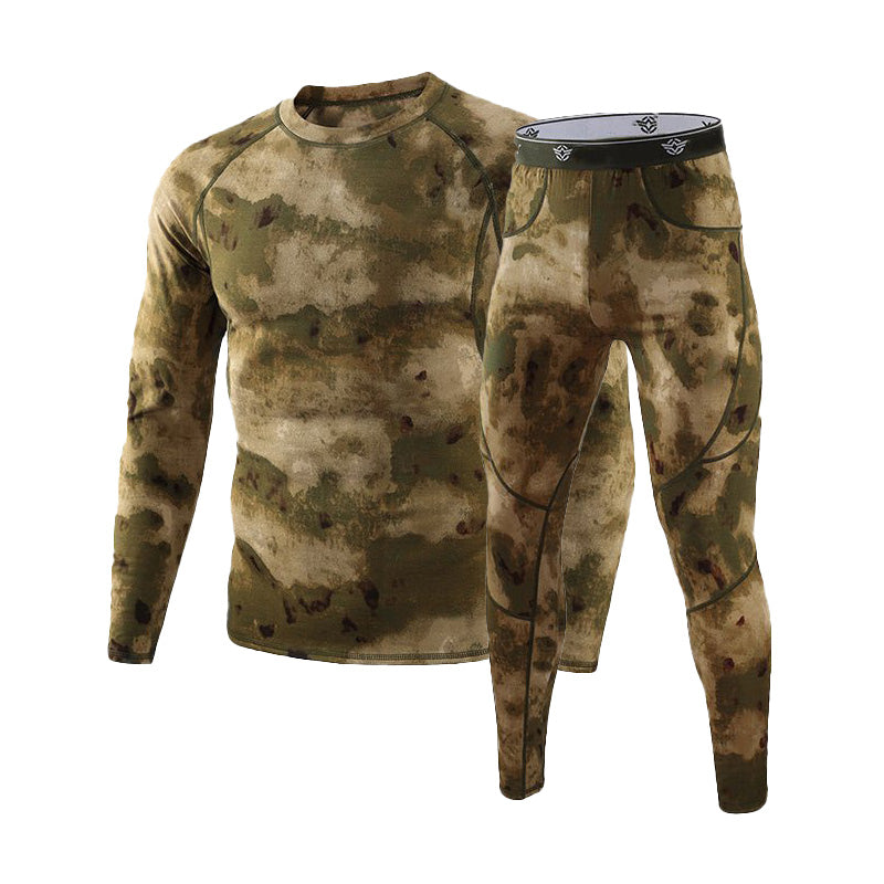 Ensemble de couche de base thermique tactique pour hommes